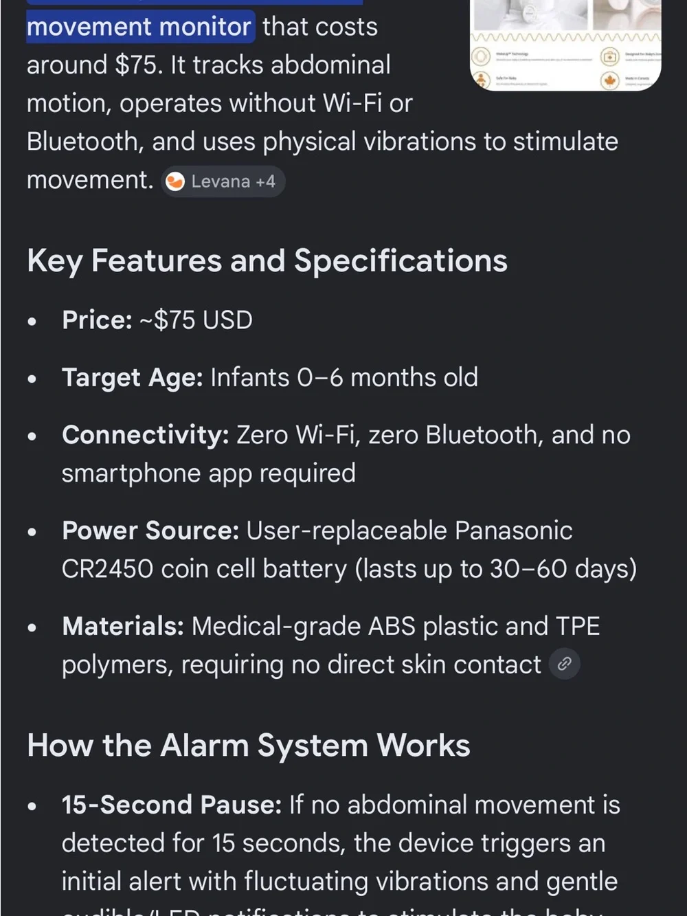 Oma Sense Abdominal Movement Sensor